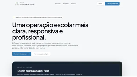 Speed Escolar — Gestão e CRM